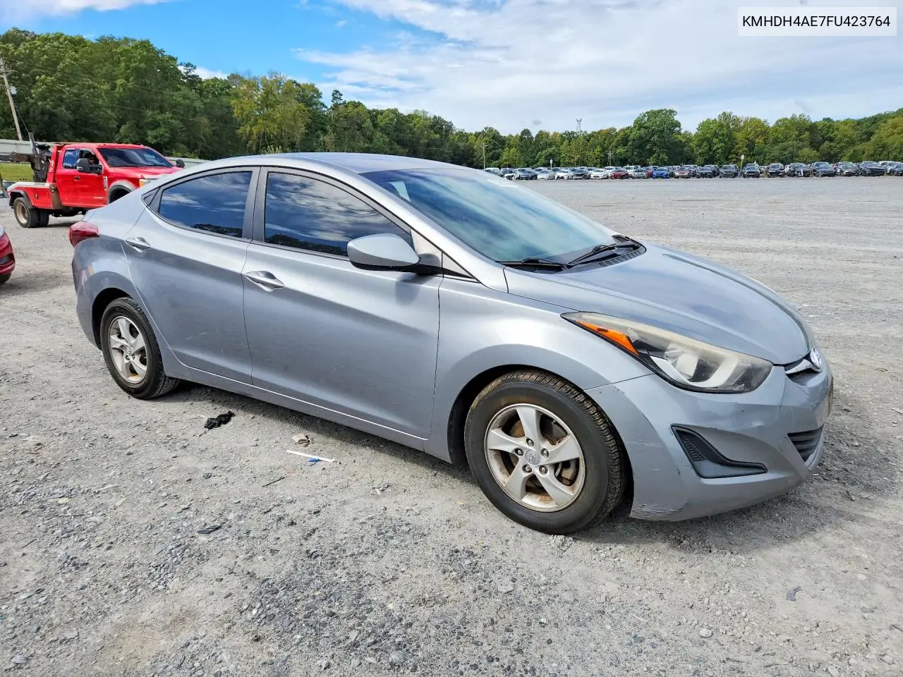 2015 HYUNDAI ELANTRA VIN KMHDH4AE7FU423764 — фото 4