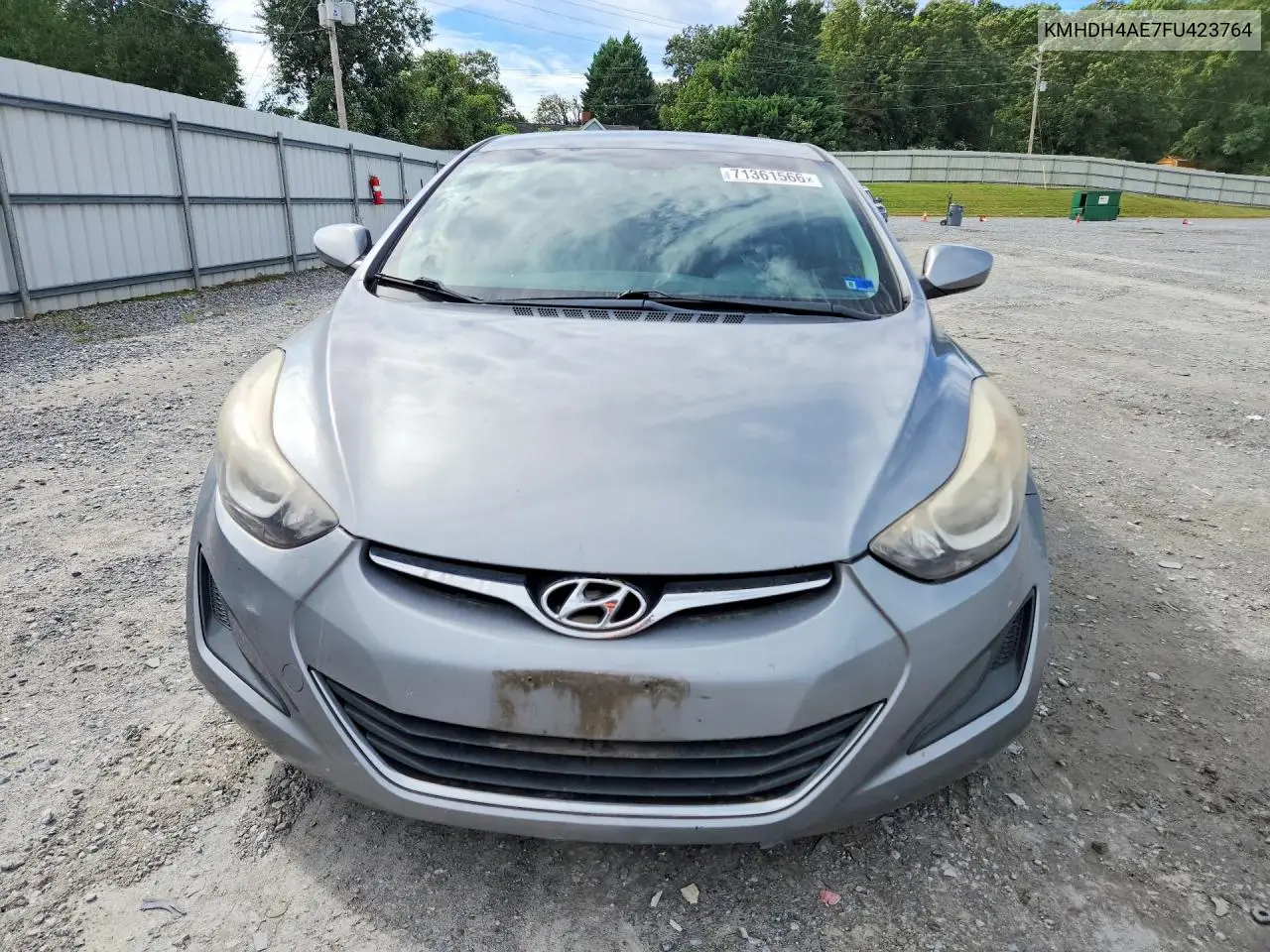 2015 HYUNDAI ELANTRA VIN KMHDH4AE7FU423764 — фото 5