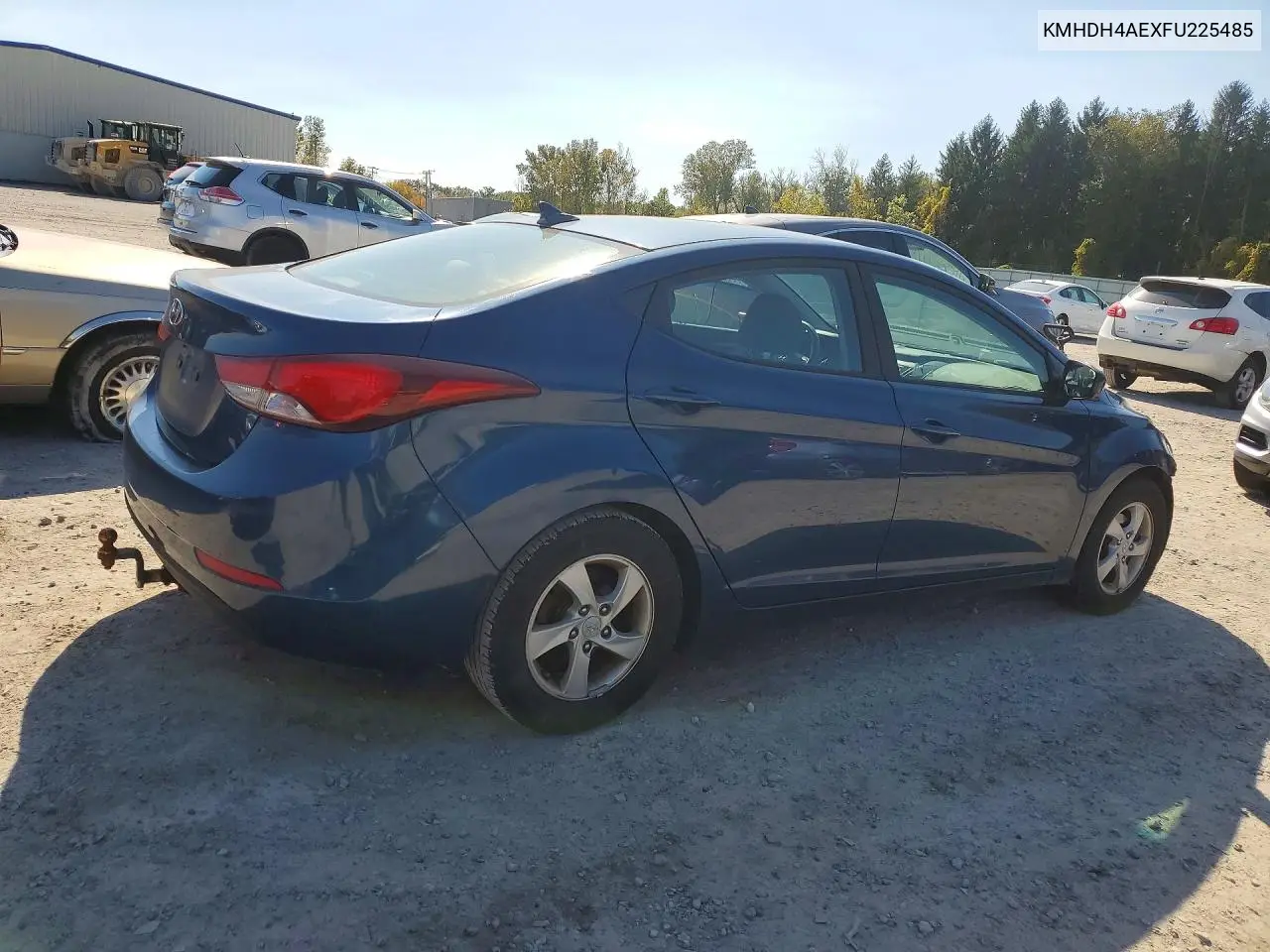 2015 HYUNDAI ELANTRA VIN KMHDH4AEXFU225485 — фото 3