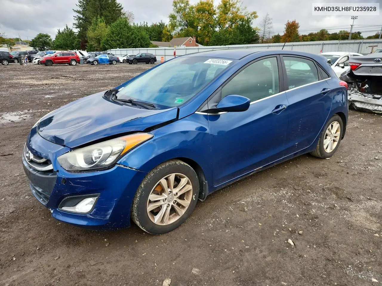 HYUNDAI ELANTRA 2015, VIN KMHD35LH8FU235928
