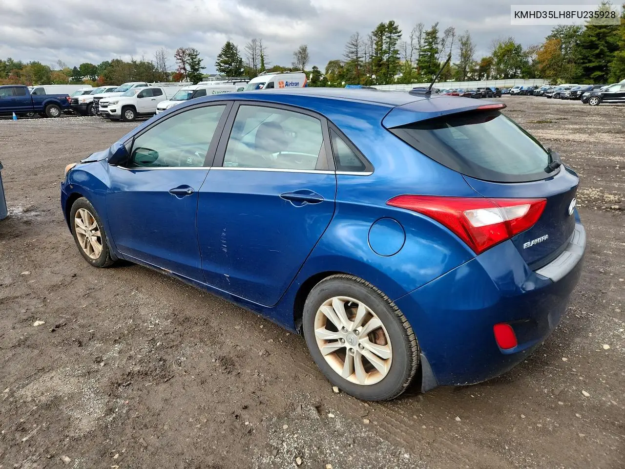 2015 HYUNDAI ELANTRA VIN KMHD35LH8FU235928 — фото 2