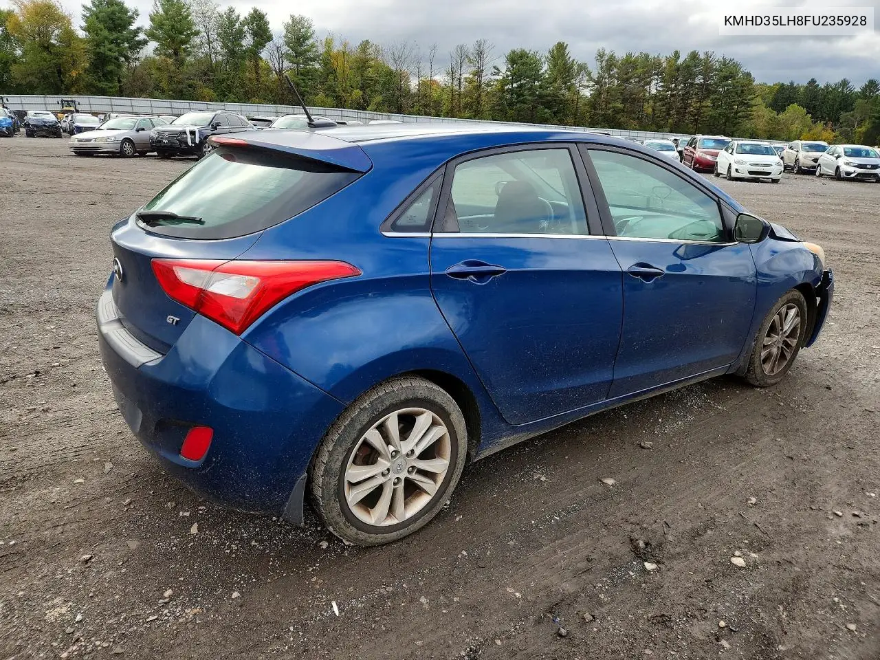 2015 HYUNDAI ELANTRA VIN KMHD35LH8FU235928 — фото 3