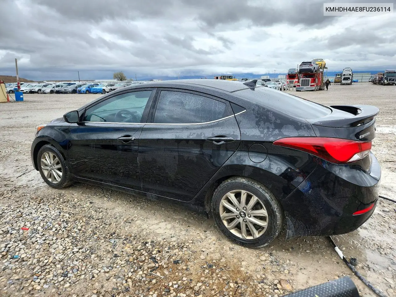 2015 HYUNDAI ELANTRA VIN KMHDH4AE8FU236114 — фото 2