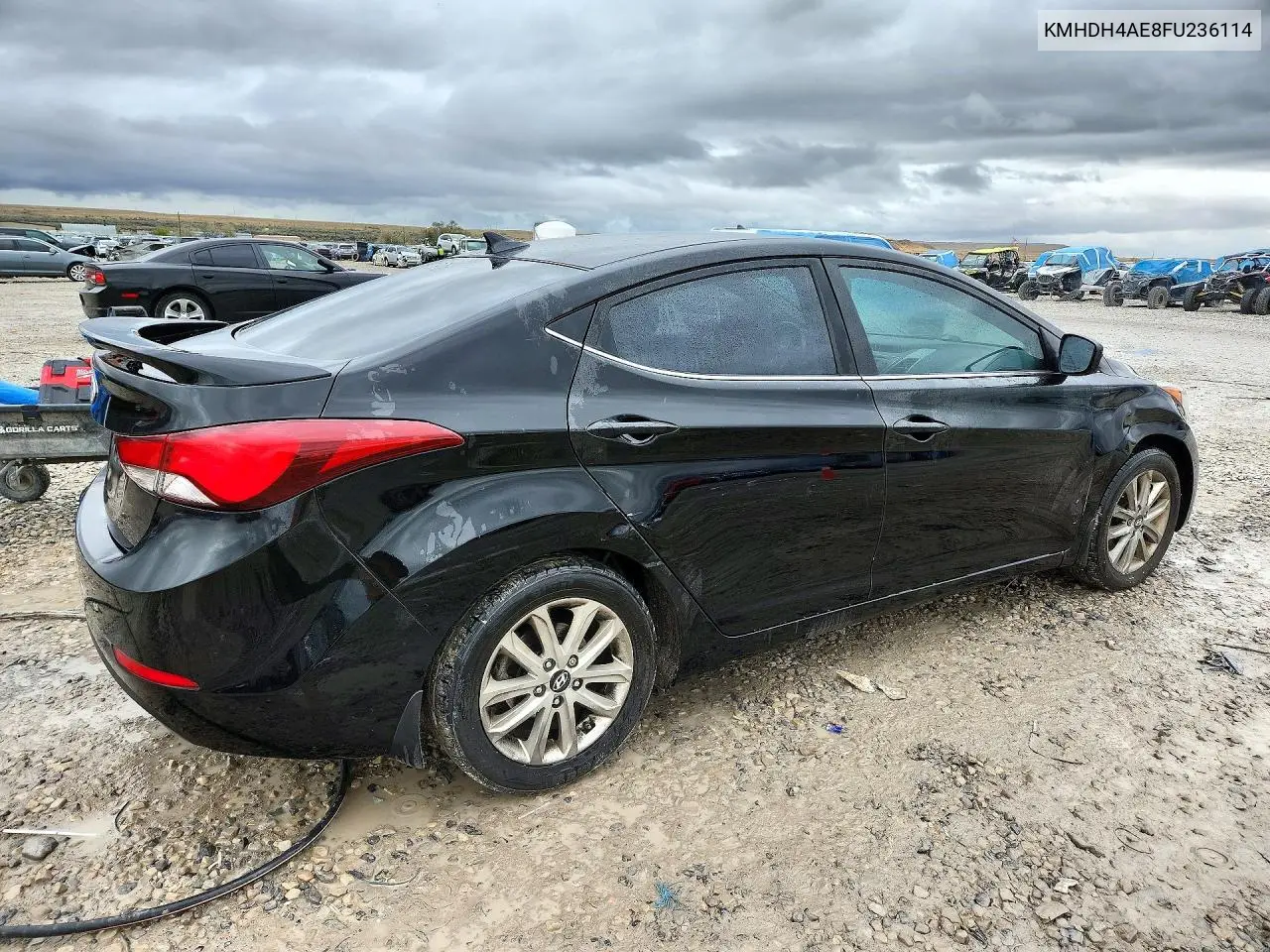2015 HYUNDAI ELANTRA VIN KMHDH4AE8FU236114 — фото 3