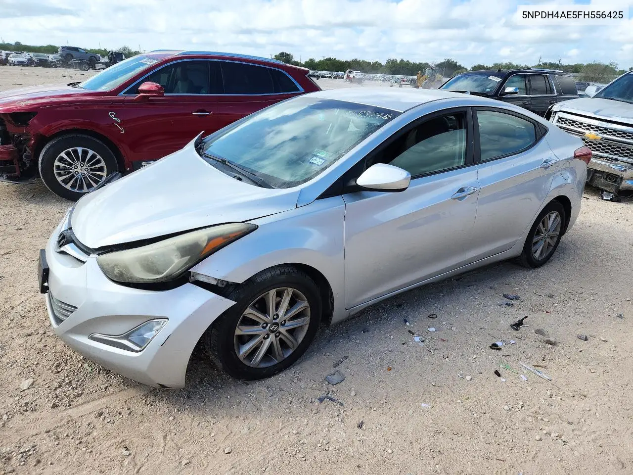HYUNDAI ELANTRA 2015, VIN 5NPDH4AE5FH556425
