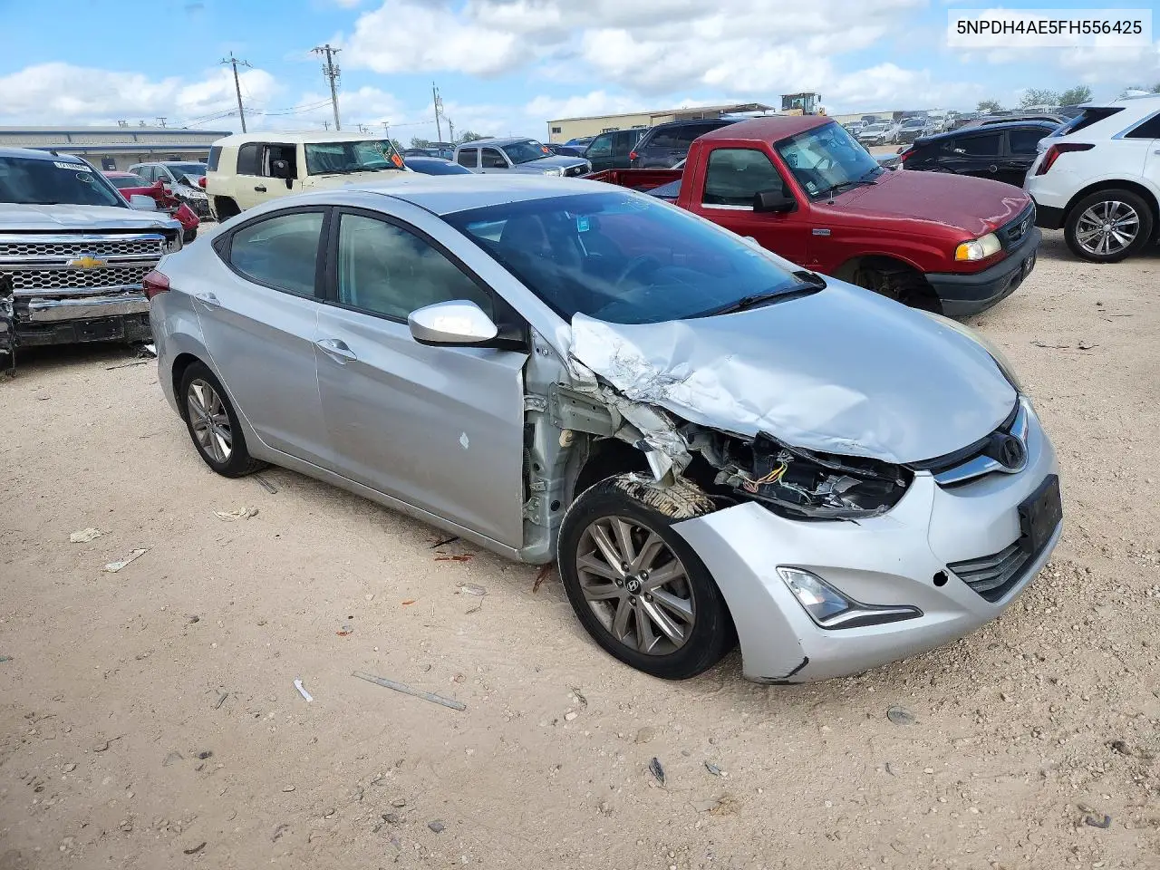 2015 HYUNDAI ELANTRA VIN 5NPDH4AE5FH556425 — фото 4