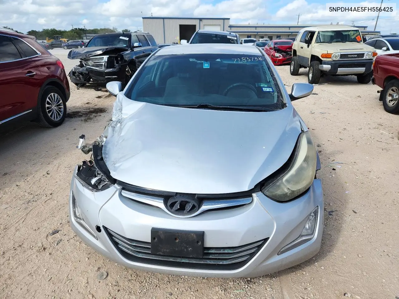 2015 HYUNDAI ELANTRA VIN 5NPDH4AE5FH556425 — фото 5