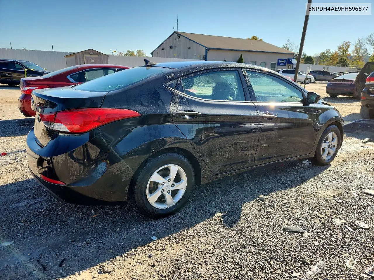 2015 HYUNDAI ELANTRA VIN 5NPDH4AE9FH596877 — фото 3