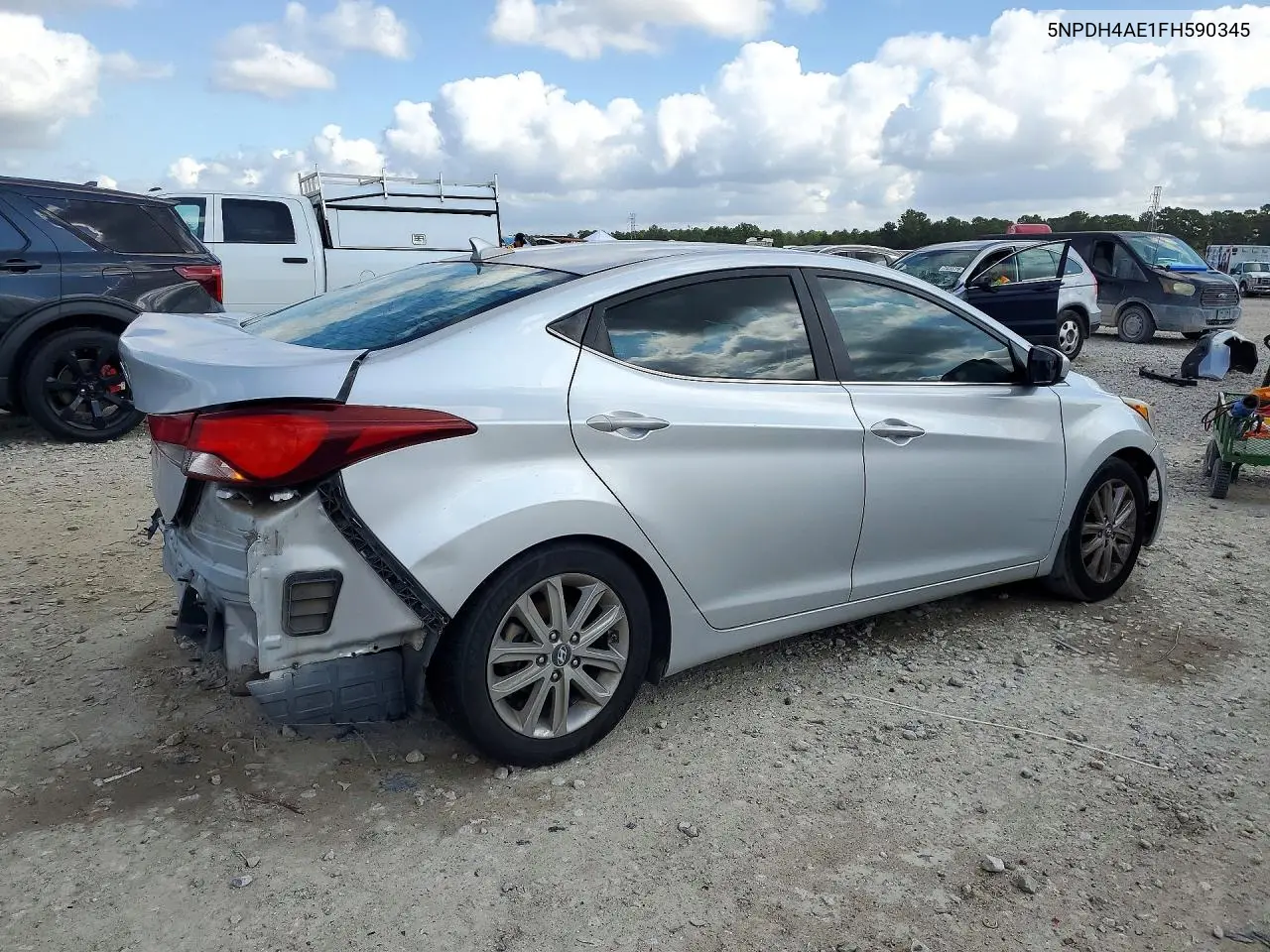 2015 HYUNDAI ELANTRA VIN 5NPDH4AE1FH590345 — фото 3