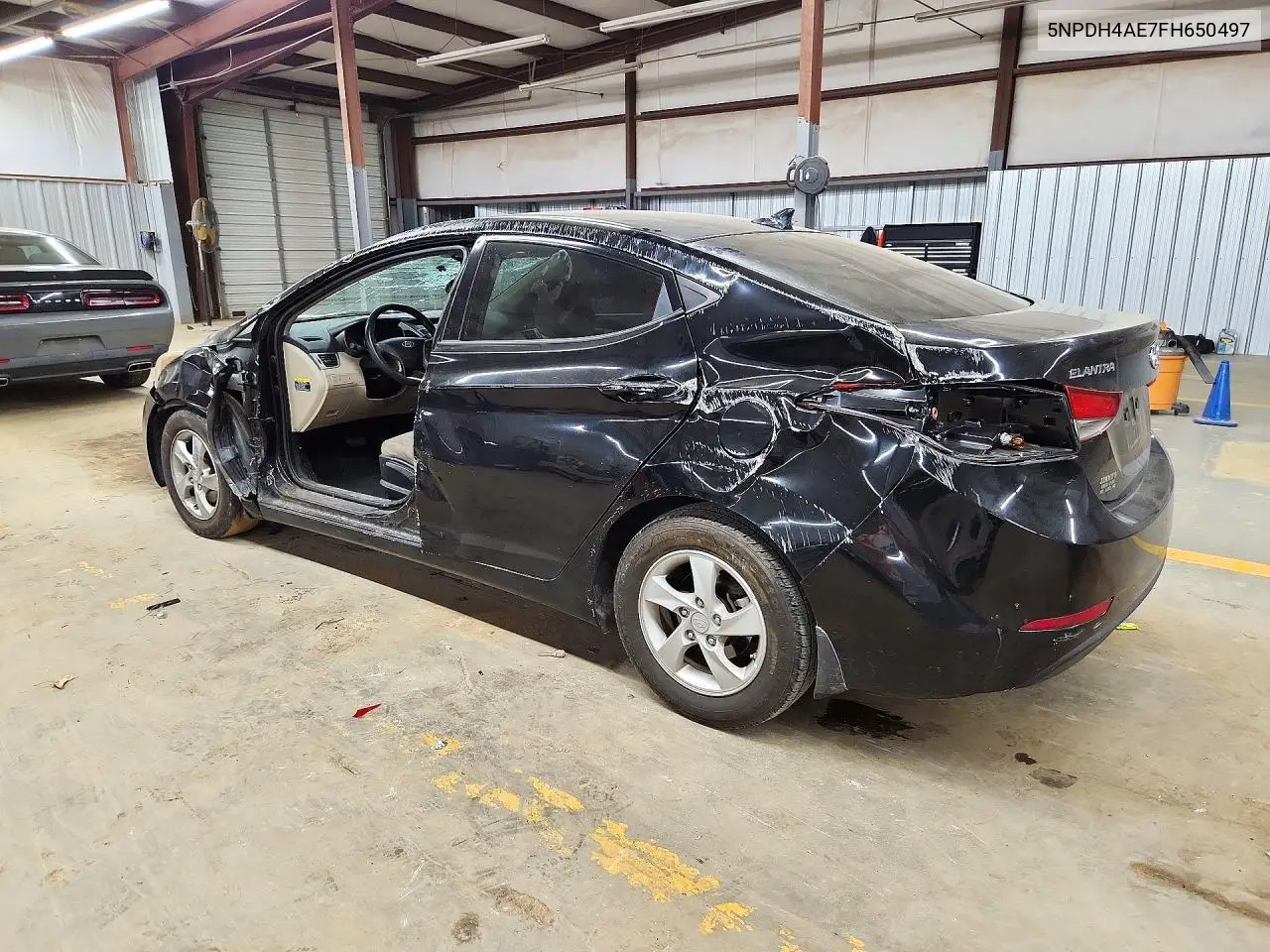 2015 HYUNDAI ELANTRA VIN 5NPDH4AE7FH650497 — фото 2