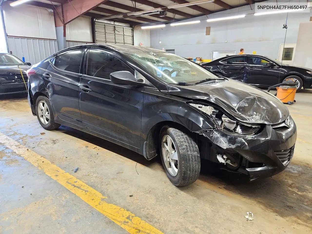 2015 HYUNDAI ELANTRA VIN 5NPDH4AE7FH650497 — фото 4