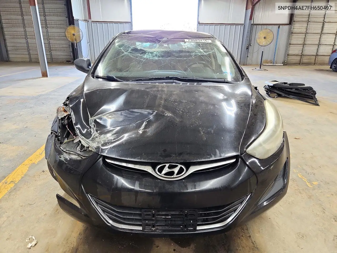 2015 HYUNDAI ELANTRA VIN 5NPDH4AE7FH650497 — фото 5
