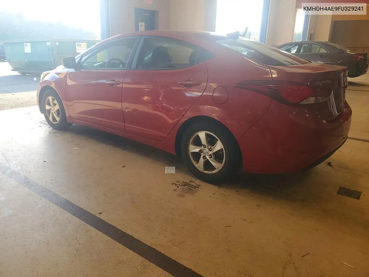 2015 HYUNDAI ELANTRA VIN KMHDH4AE9FU329241 — фото 2