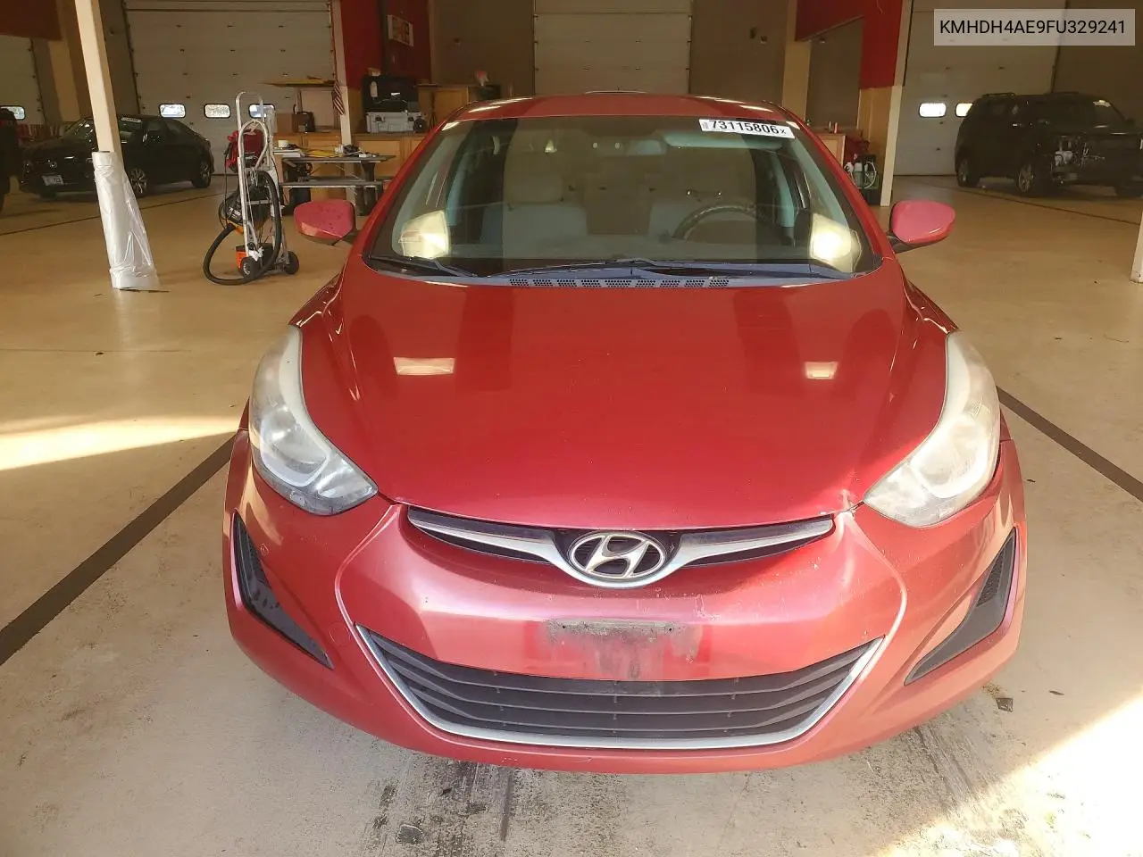 2015 HYUNDAI ELANTRA VIN KMHDH4AE9FU329241 — фото 5