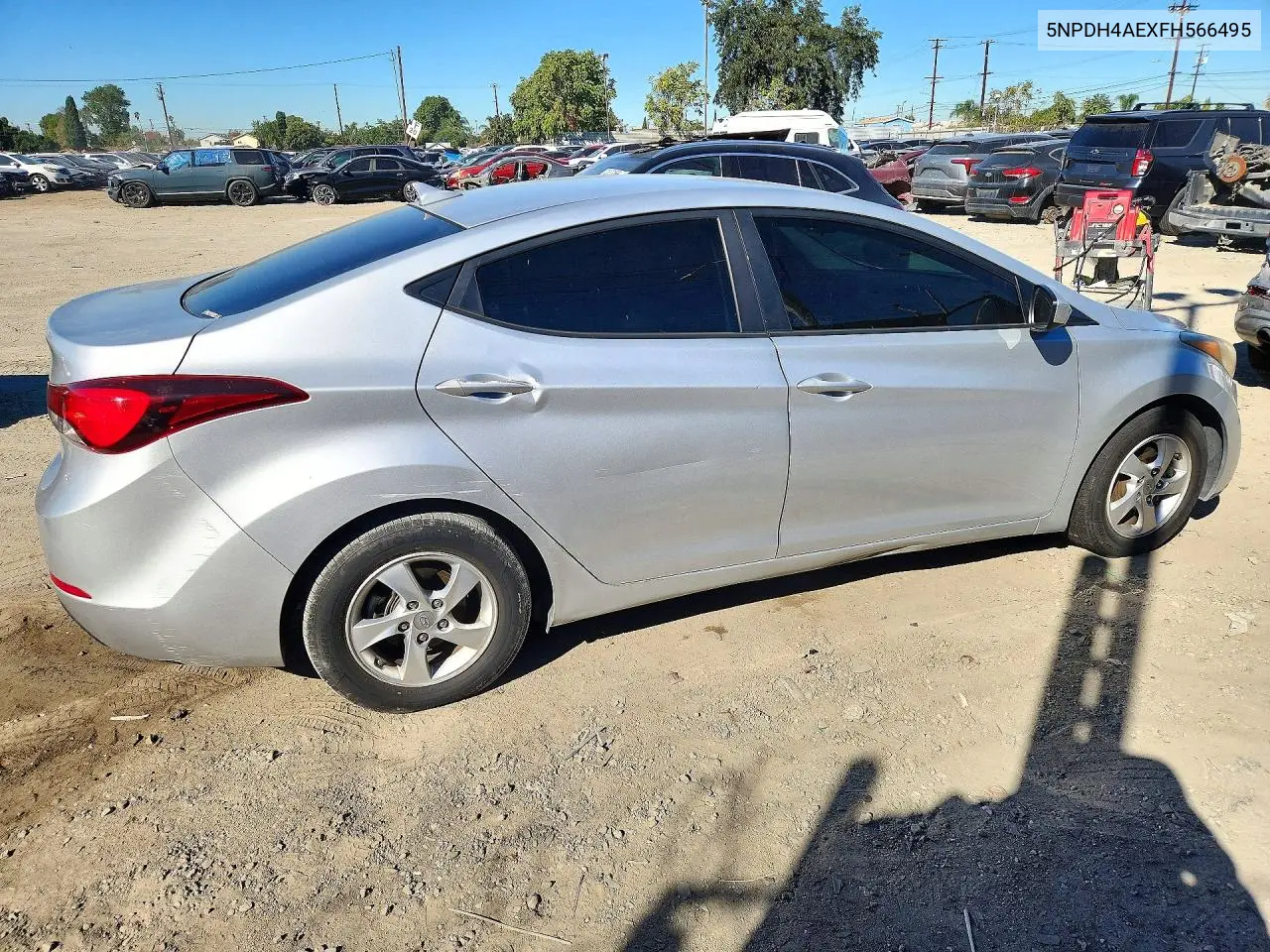 2015 HYUNDAI ELANTRA VIN 5NPDH4AEXFH566495 — фото 3