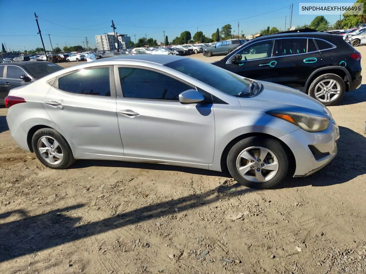 2015 HYUNDAI ELANTRA VIN 5NPDH4AEXFH566495 — фото 4