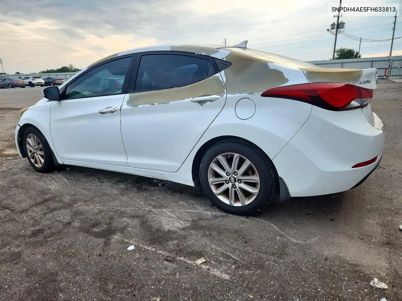 2015 HYUNDAI ELANTRA VIN 5NPDH4AE5FH633813 — фото 2