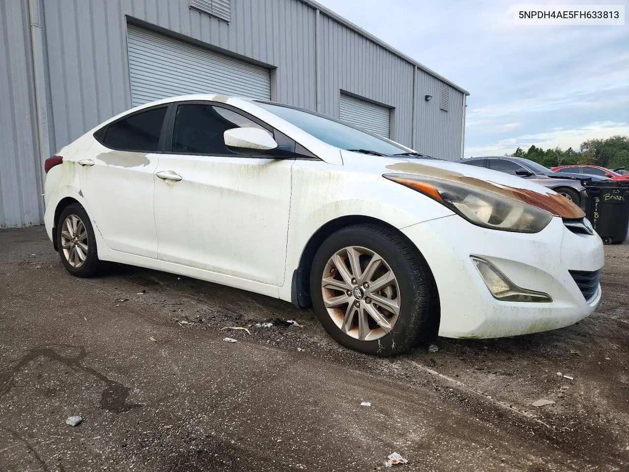 2015 HYUNDAI ELANTRA VIN 5NPDH4AE5FH633813 — фото 4