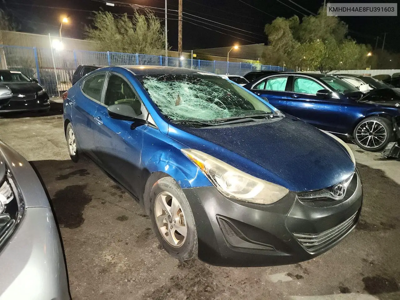 2015 HYUNDAI ELANTRA VIN KMHDH4AE8FU391603 — фото 4