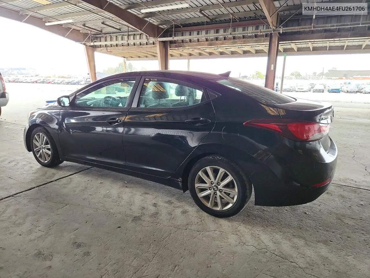 2015 HYUNDAI ELANTRA VIN KMHDH4AE4FU261706 — фото 2
