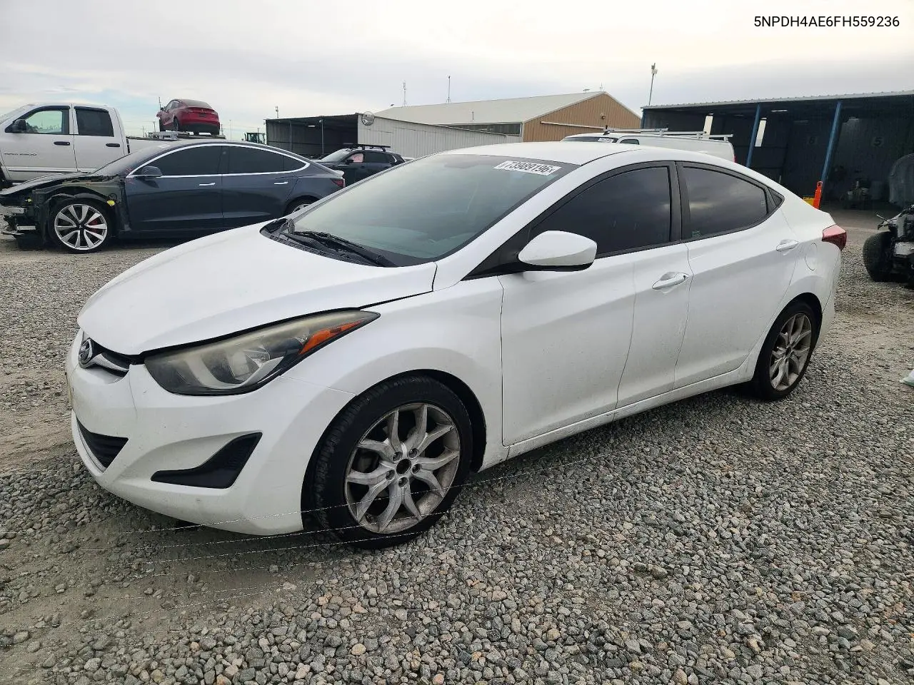 HYUNDAI ELANTRA 2015, VIN 5NPDH4AE6FH559236