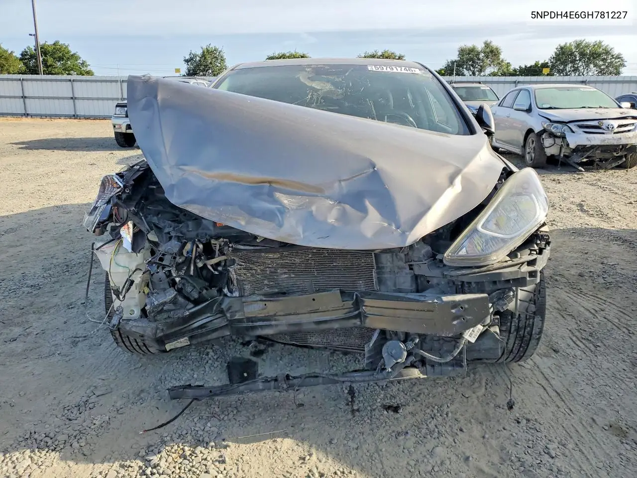 2016 HYUNDAI ELANTRA VIN 5NPDH4AE6GH781227 — фото 5