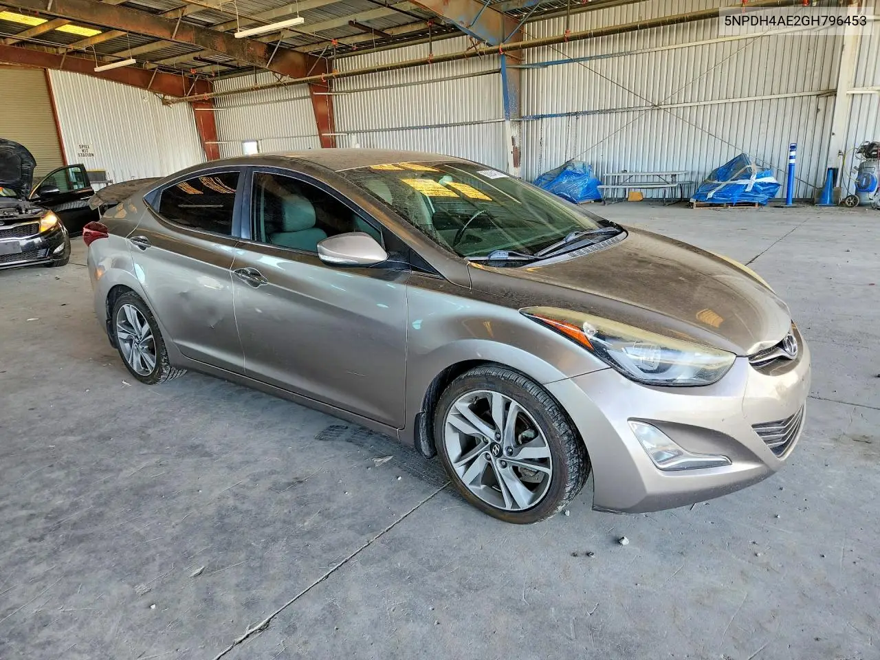 2016 HYUNDAI ELANTRA VIN 5NPDH4AE2GH796453 — фото 4
