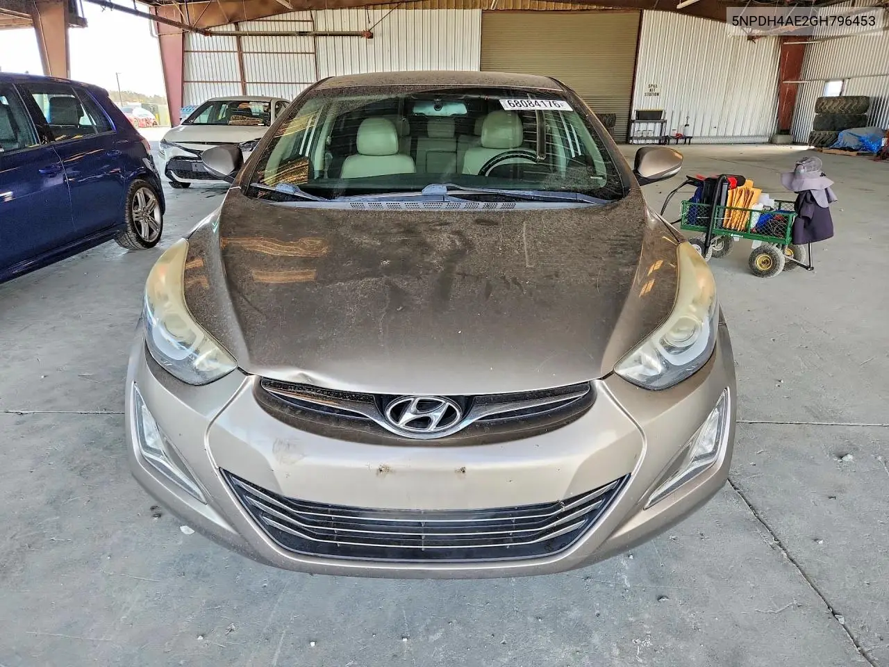 2016 HYUNDAI ELANTRA VIN 5NPDH4AE2GH796453 — фото 5