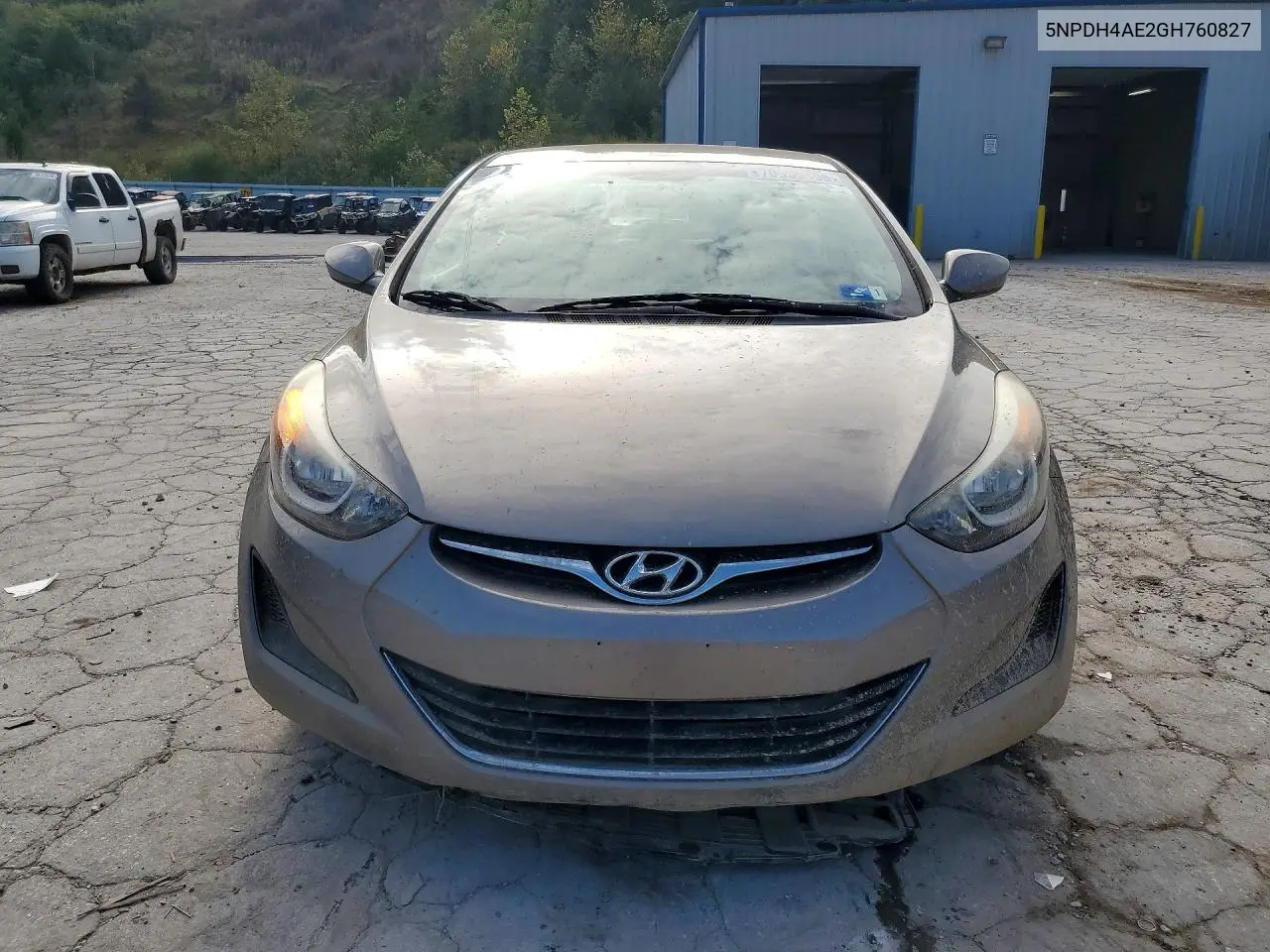 2016 HYUNDAI ELANTRA VIN 5NPDH4AE2GH760827 — фото 5