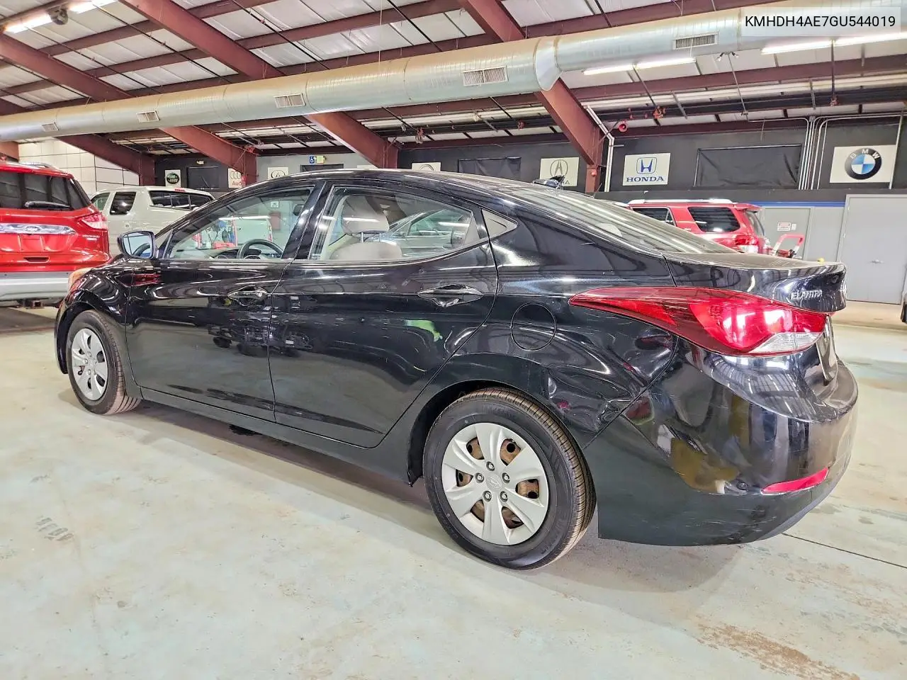 2016 HYUNDAI ELANTRA VIN KMHDH4AE7GU544019 — фото 2