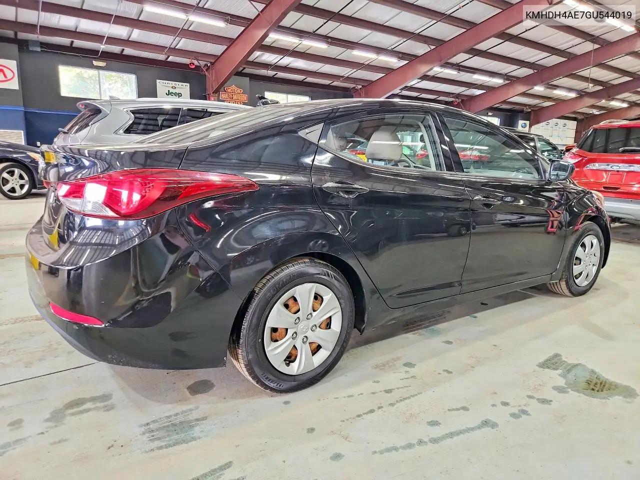 2016 HYUNDAI ELANTRA VIN KMHDH4AE7GU544019 — фото 3