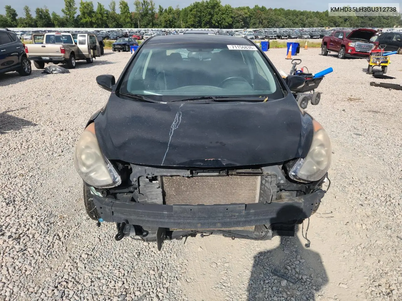 HYUNDAI ELANTRA 2016, VIN KMHD35LH3GU312738