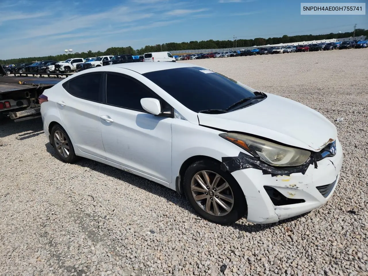 2016 HYUNDAI ELANTRA VIN 5NPDH4AE0GH755741 — фото 4