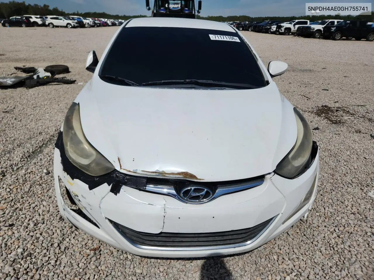 2016 HYUNDAI ELANTRA VIN 5NPDH4AE0GH755741 — фото 5