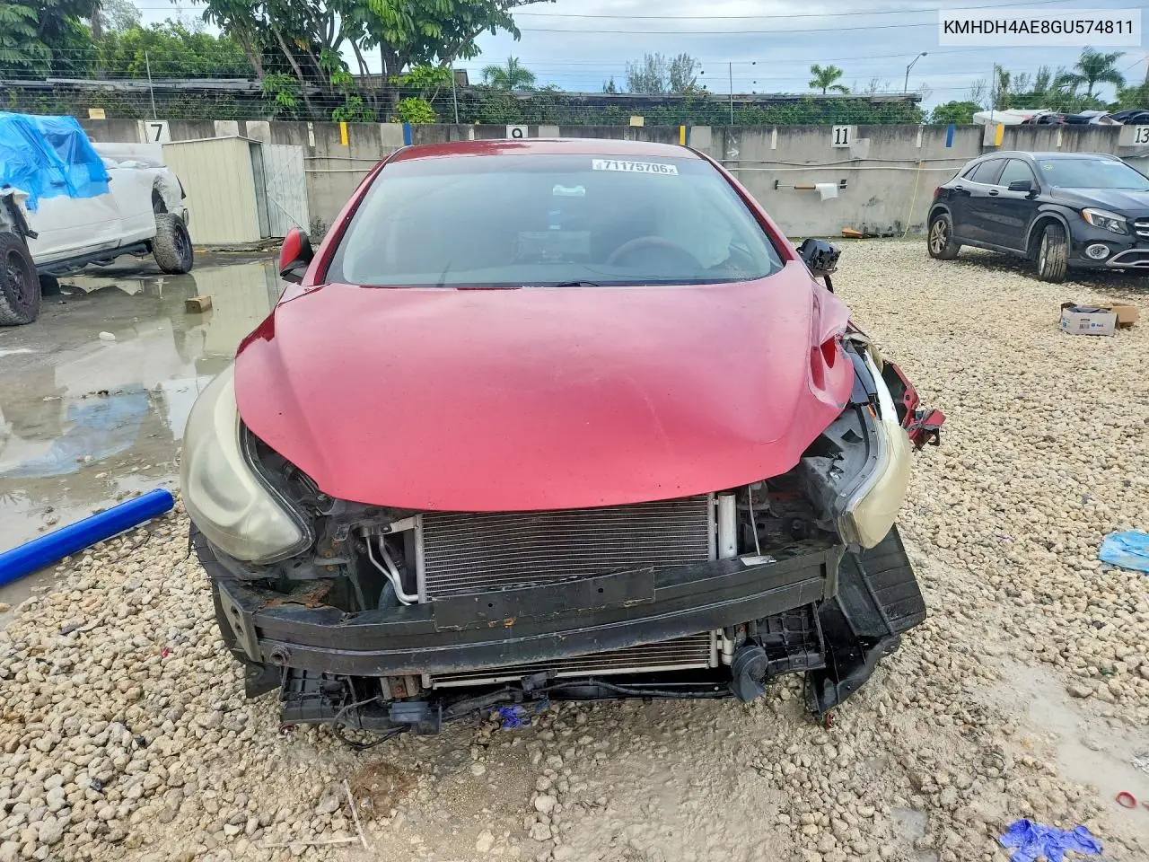 2016 HYUNDAI ELANTRA VIN KMHDH4AE8GU574811 — фото 5