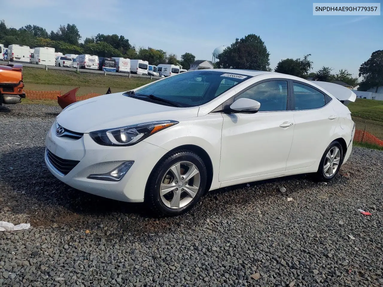 HYUNDAI ELANTRA 2016, VIN 5NPDH4AE9GH779357