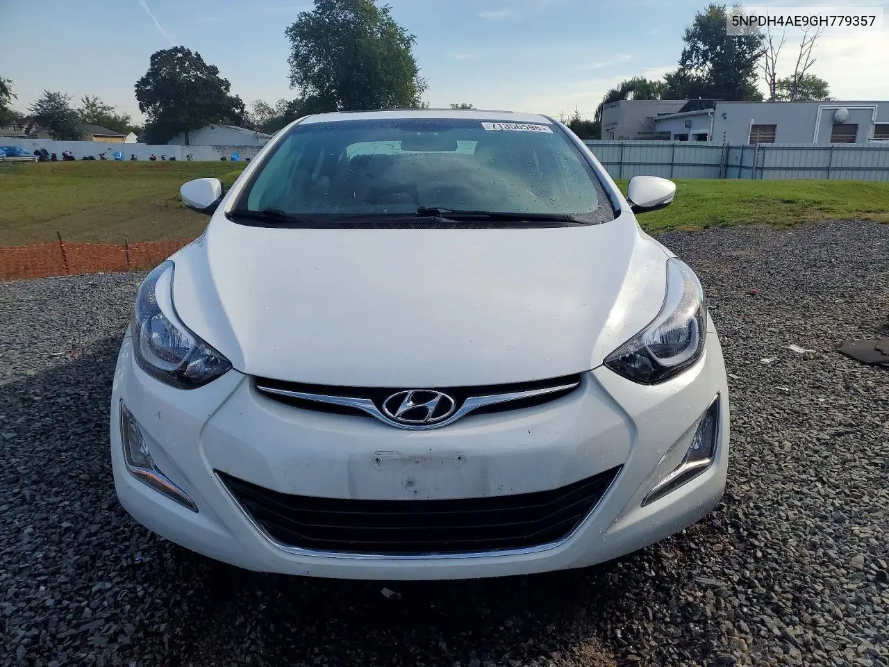2016 HYUNDAI ELANTRA VIN 5NPDH4AE9GH779357 — фото 5