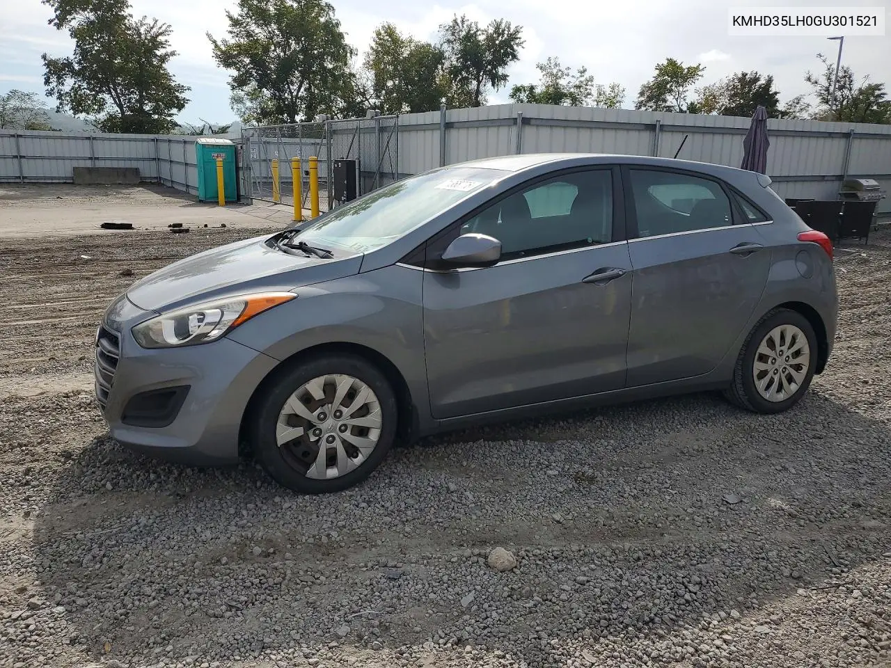 2016 HYUNDAI ELANTRA VIN KMHD35LH0GU301521 — фото 2