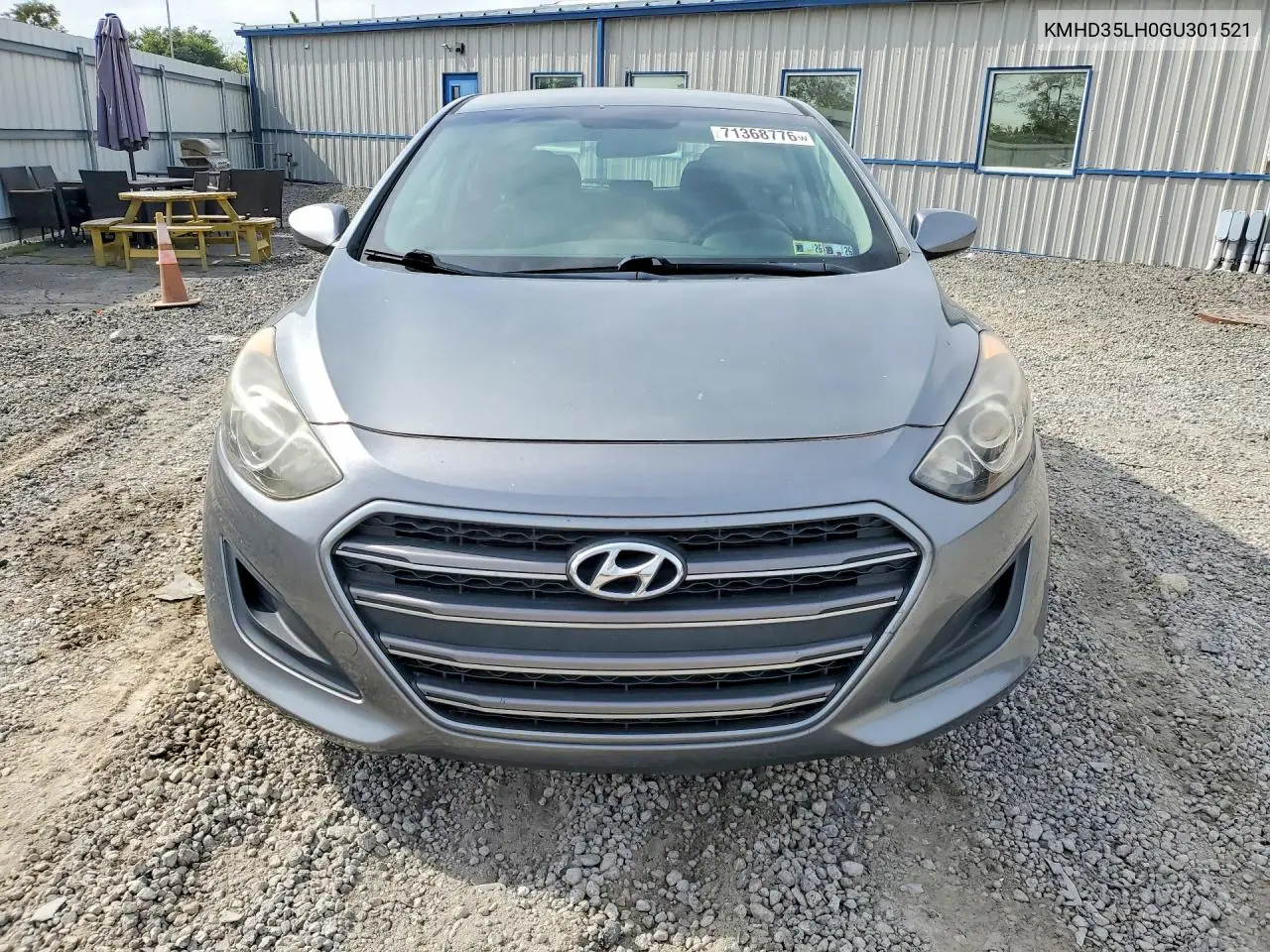 HYUNDAI ELANTRA 2016, VIN KMHD35LH0GU301521