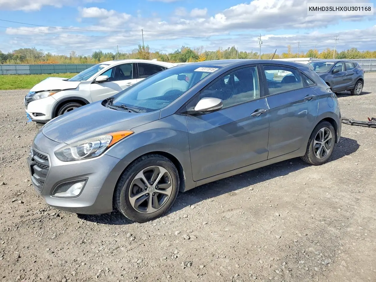 HYUNDAI ELANTRA 2016, VIN KMHD35LHXGU301168