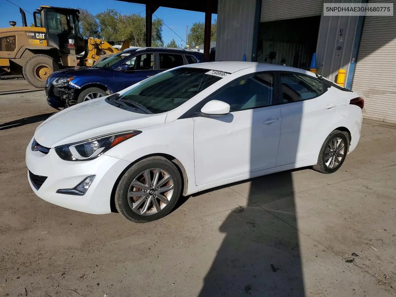 HYUNDAI ELANTRA 2016, VIN 5NPDH4AE3GH680775