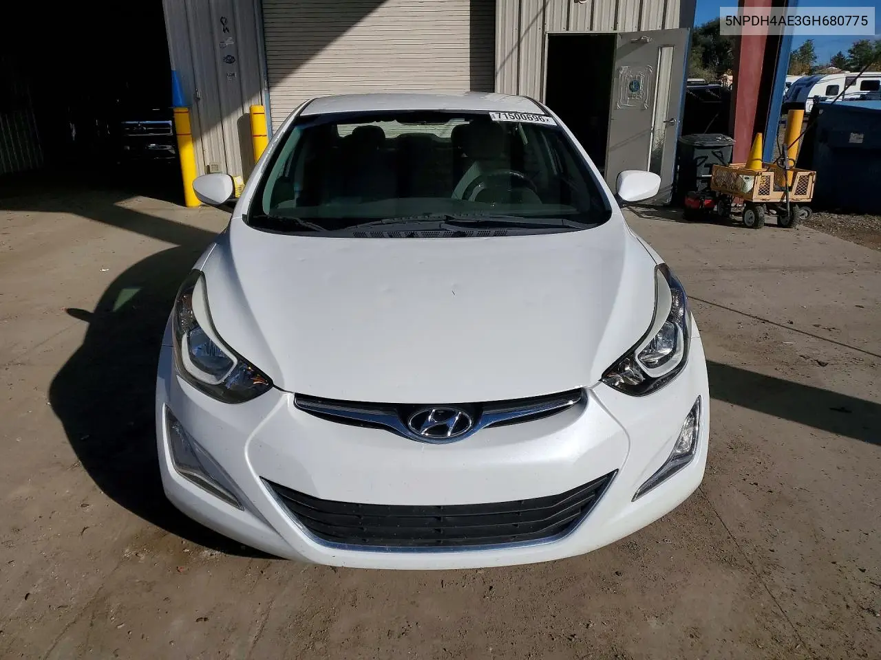 2016 HYUNDAI ELANTRA VIN 5NPDH4AE3GH680775 — фото 5