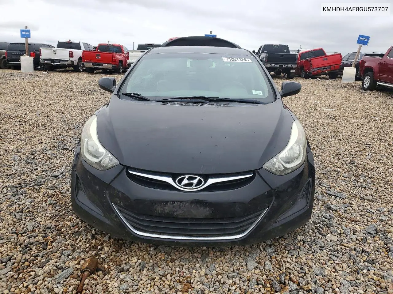 2016 HYUNDAI ELANTRA VIN KMHDH4AE8GU573707 — фото 5