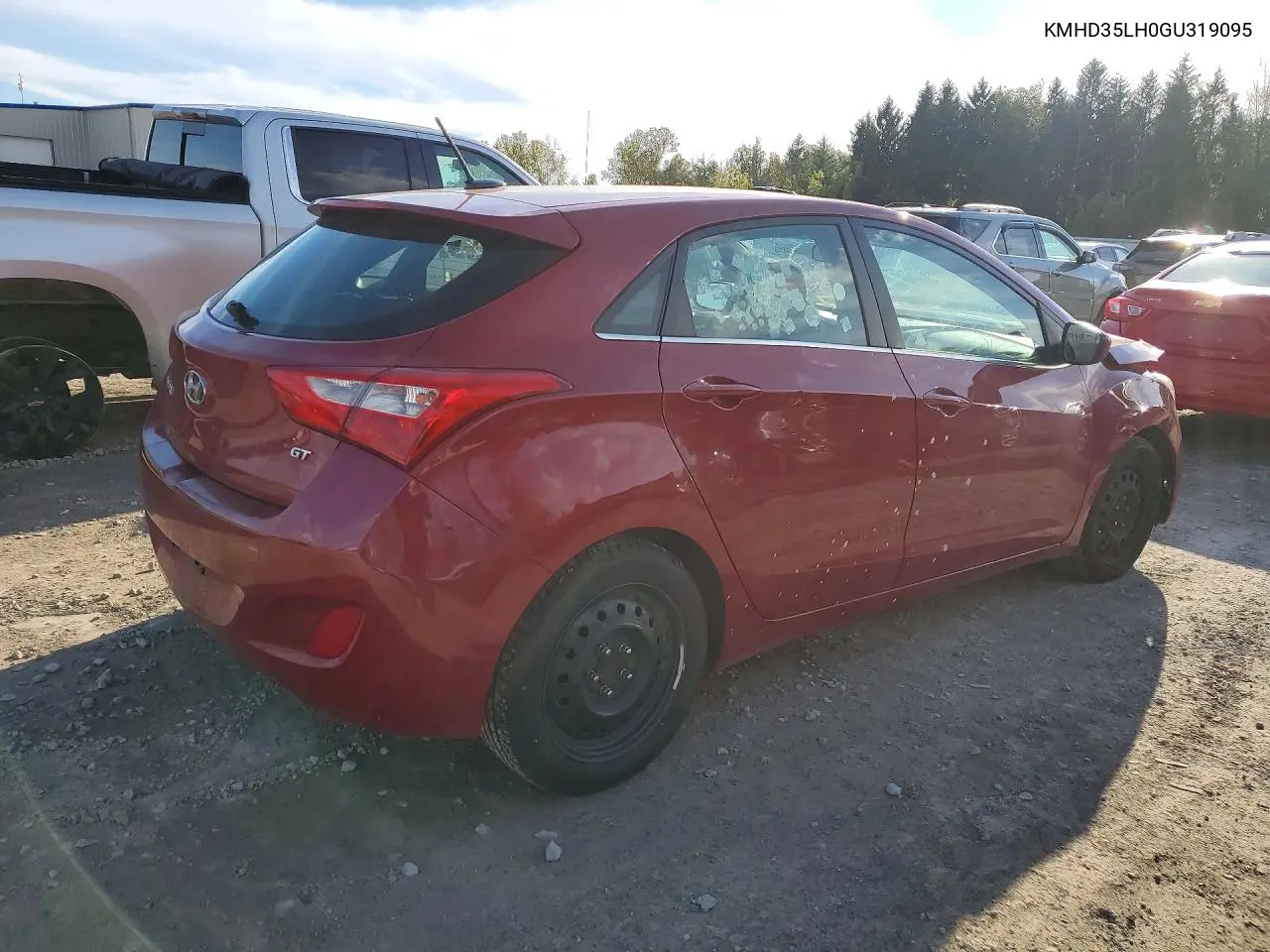 2016 HYUNDAI ELANTRA VIN KMHD35LH0GU319095 — фото 3