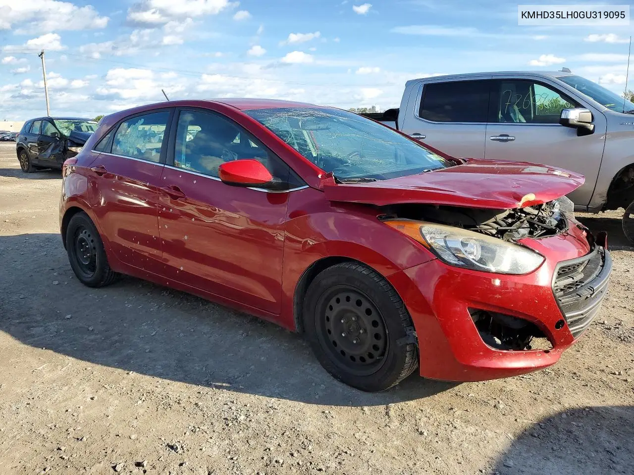2016 HYUNDAI ELANTRA VIN KMHD35LH0GU319095 — фото 4