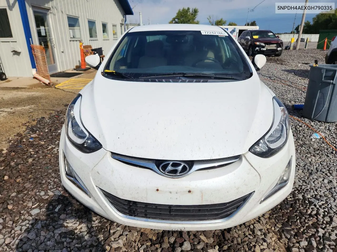 2016 HYUNDAI ELANTRA VIN 5NPDH4AEXGH790335 — фото 5