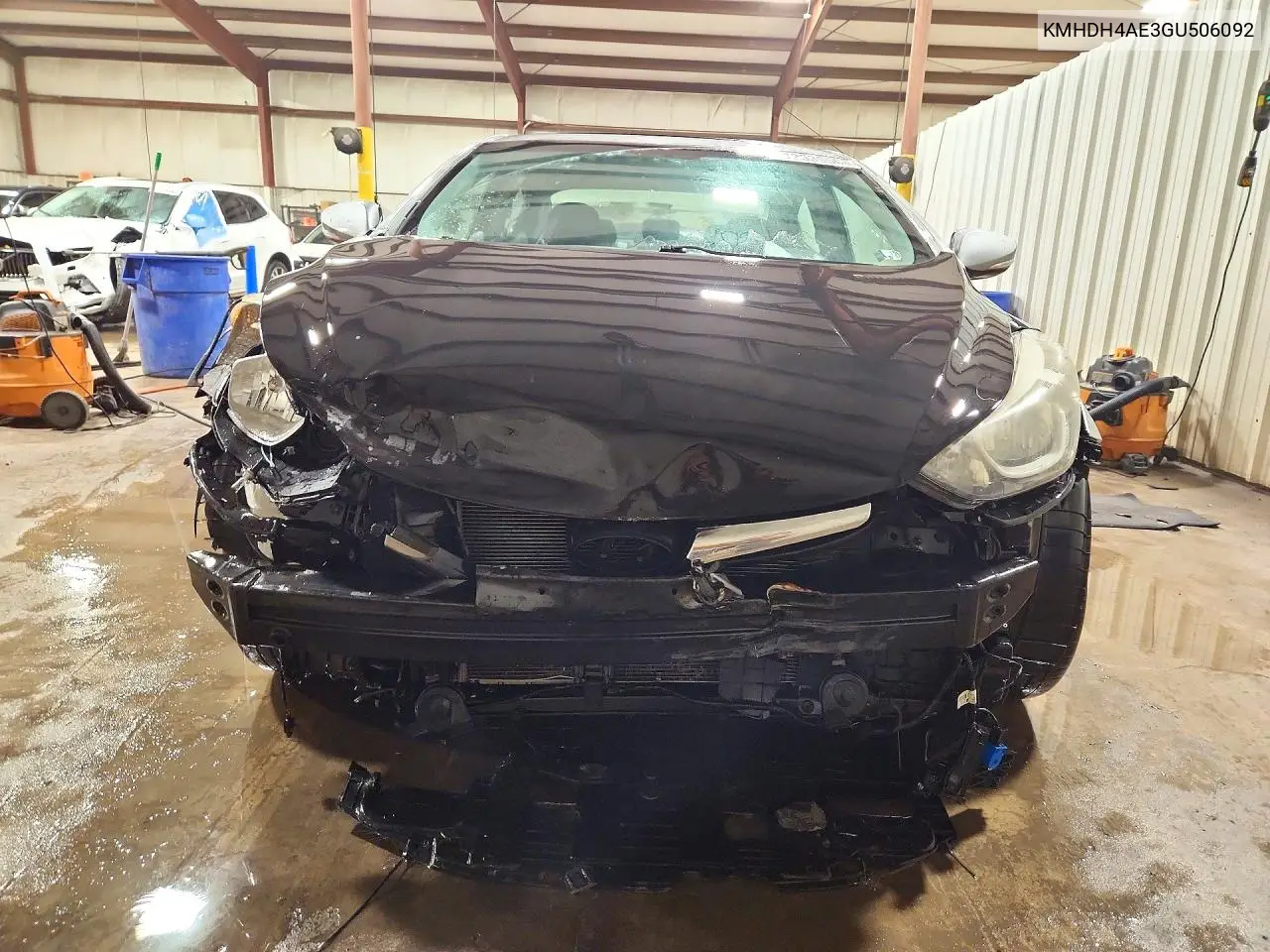 2016 HYUNDAI ELANTRA VIN KMHDH4AE3GU506092 — фото 5