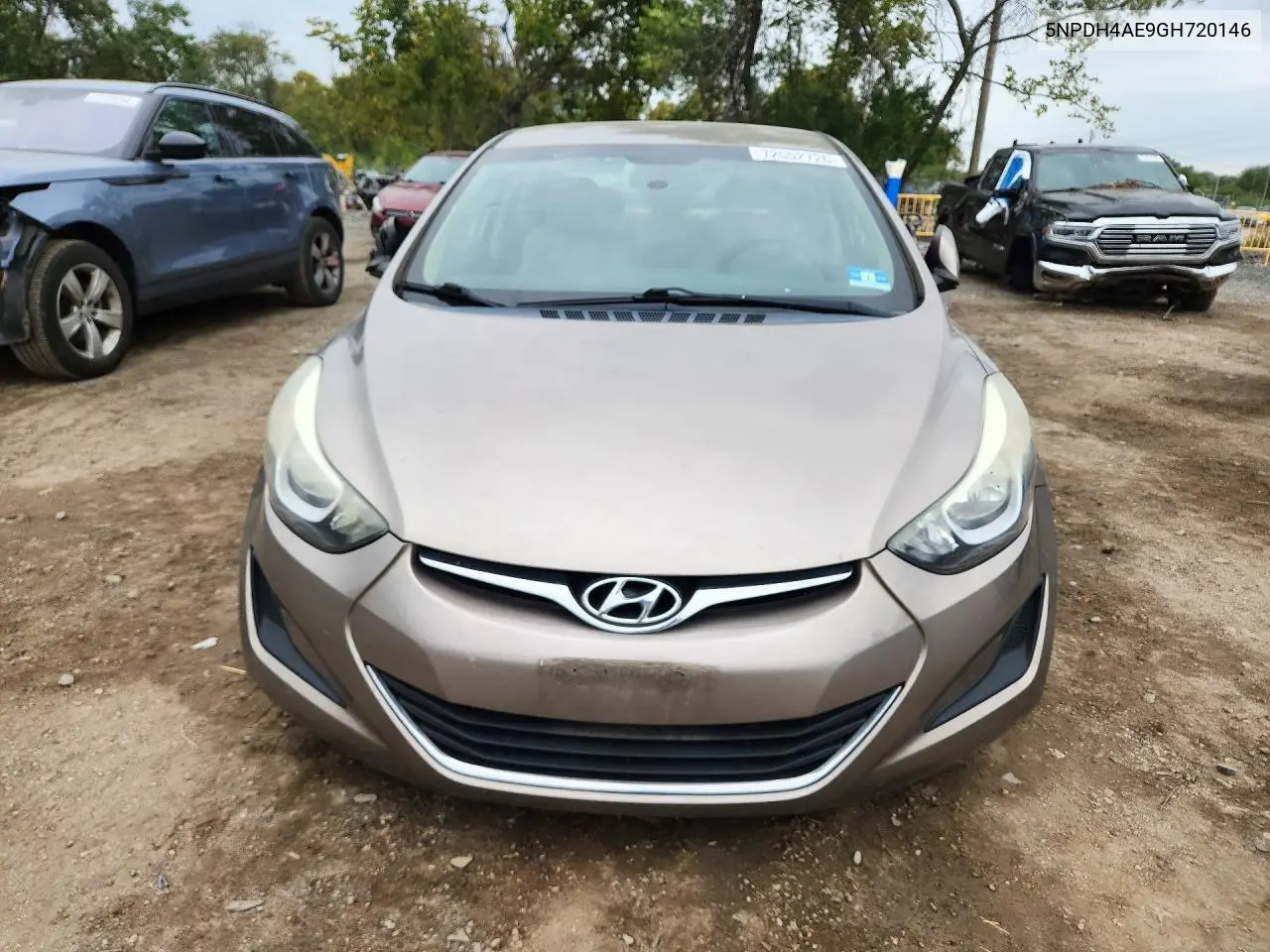 2016 HYUNDAI ELANTRA VIN 5NPDH4AE9GH720146 — фото 5