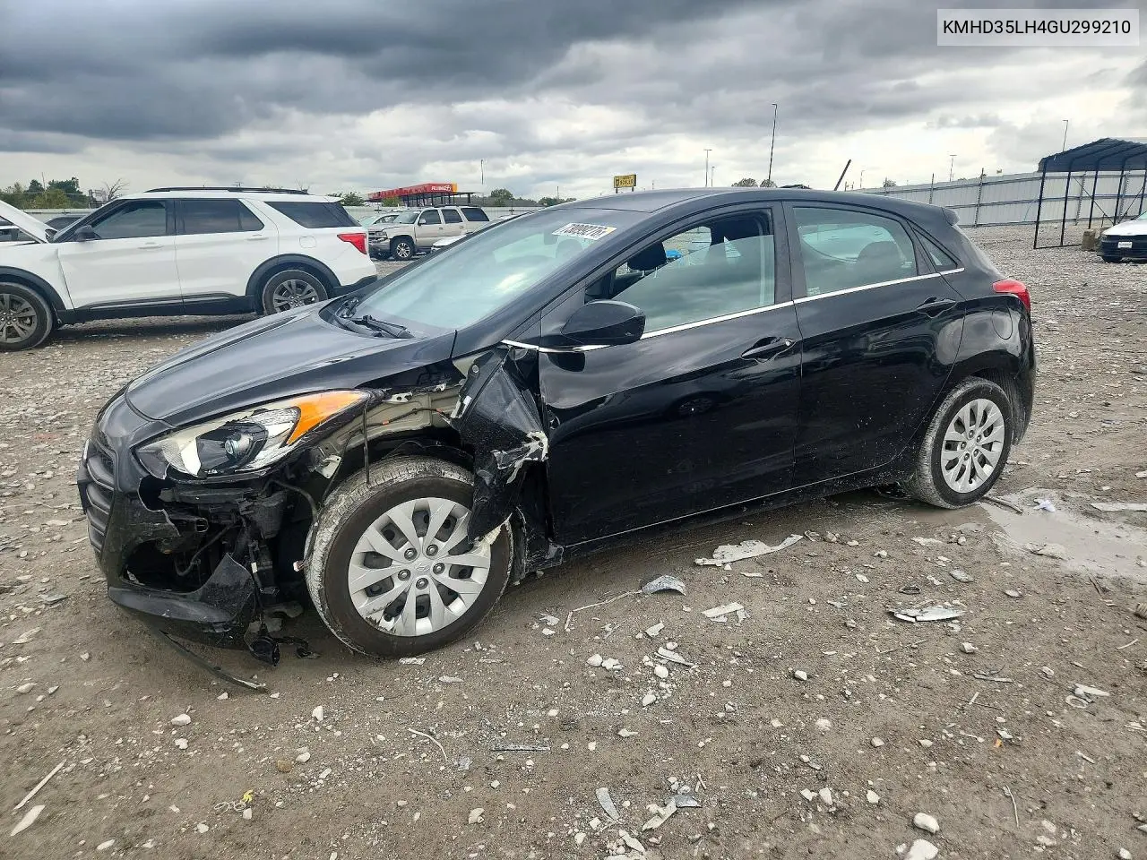 HYUNDAI ELANTRA 2016, VIN KMHD35LH4GU299210