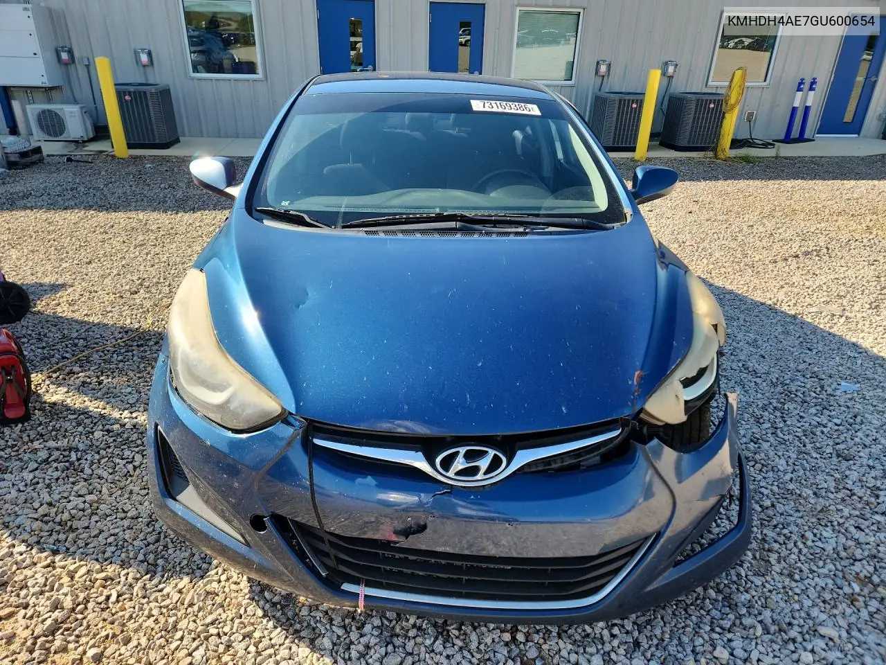 2016 HYUNDAI ELANTRA VIN KMHDH4AE7GU600654 — фото 5